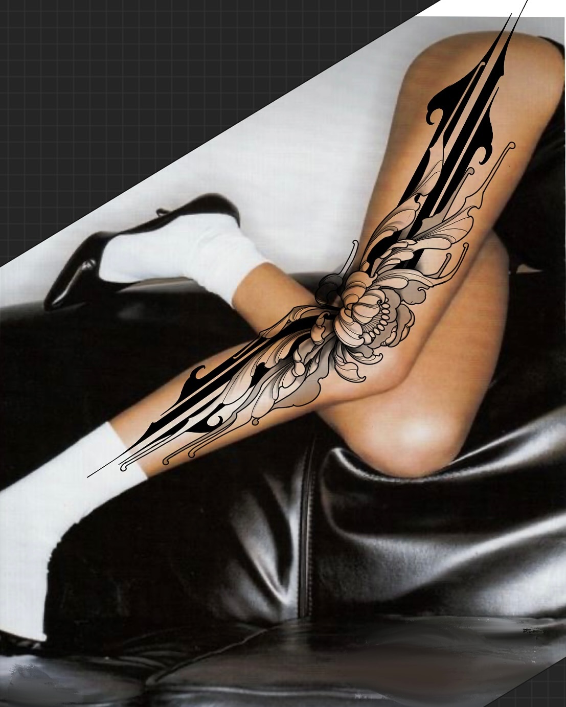 Detalje af tatovering